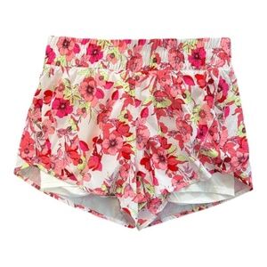 🆕 NWOT Avia women’s pink multicolor floral athletic shorts | size L